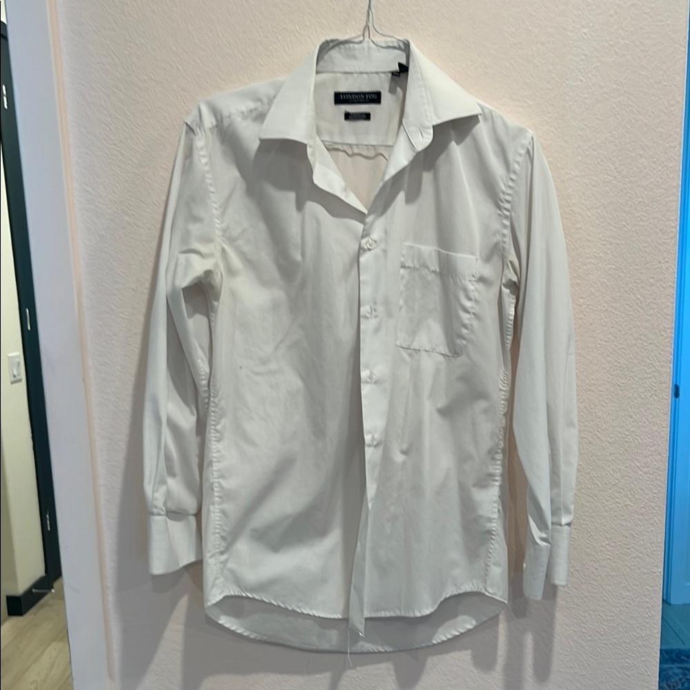 London Fog Classic White Dress Shirt